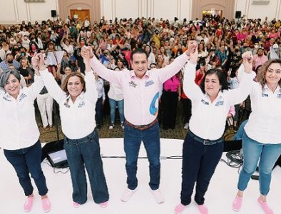 Gobernaré con ellas y para ellas: Toño Ochoa