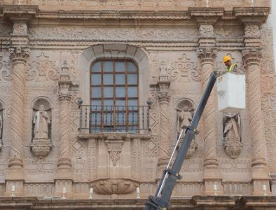 Avanza rehabilitación de alumbrado de Catedral y San Agustín: Salum