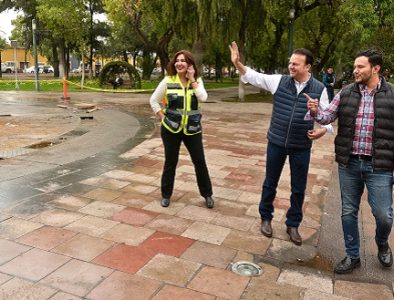 Corredor Constitución lucirá como nuevo; reconstruye Esteban toda su infraestructura