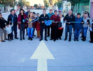 Cumple Toño Ochoa su palabra y entrega más calles pavimentadas