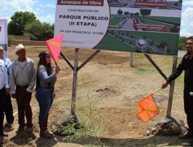 Amplían trabajos de parque público en San Francisco Javier, Vicente Guerrero