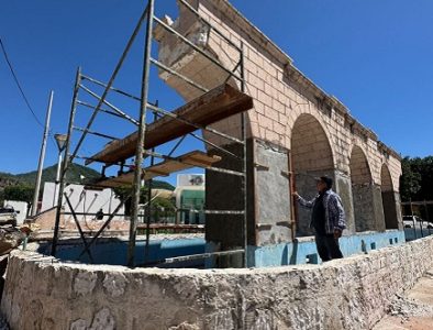 Rehabilitan fuente del acueducto en la cabecera municipal de Tamazula