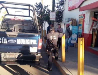 Oficiales del Mando Único impiden extorsión a familia en Santiago Papasquiaro