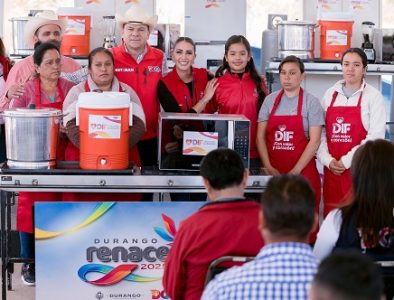 Con el fin de mejorar la alimentación infantil, Marisol y Esteban equipan comedores escolares en San Juan del Río